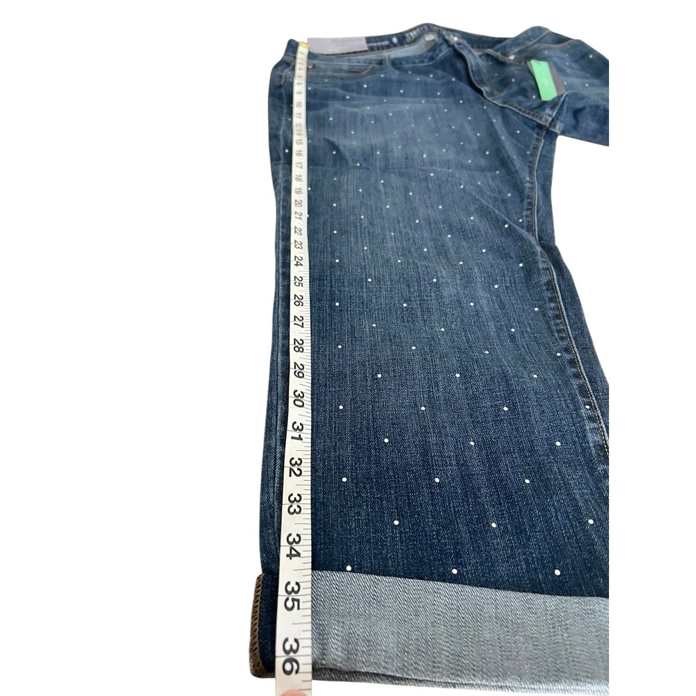 Jennifer Lopez Jeans Women's 18W Boyfriend Stretch Denim Mid Rise Straight Leg - Picture 9 of 13